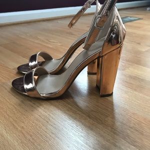Rose gold heels